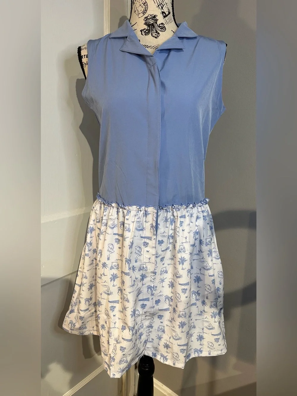 NWT Turtles and Tees Girls Golf Dress and Matching Shorts XL
